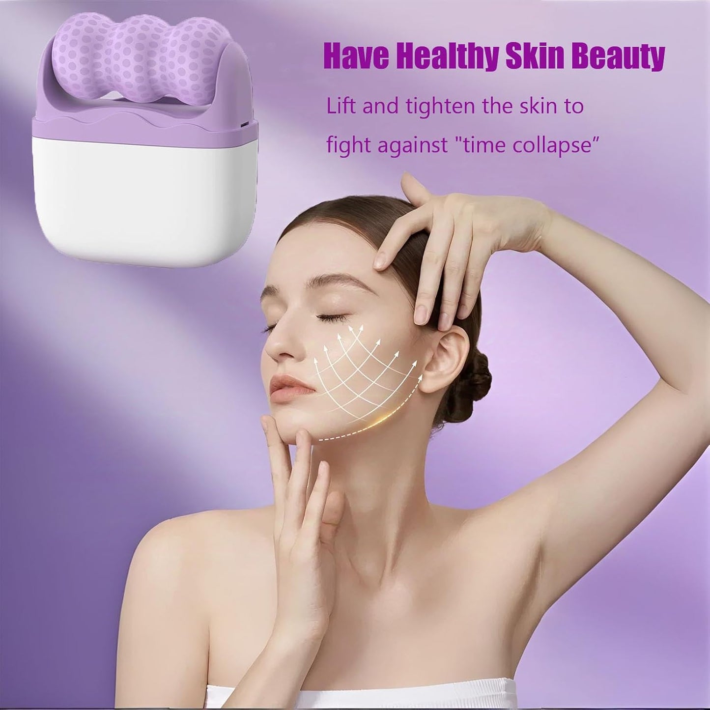 Ice Roller for Face and Eyes, Multi-Functional Facial Skin Care Tools
