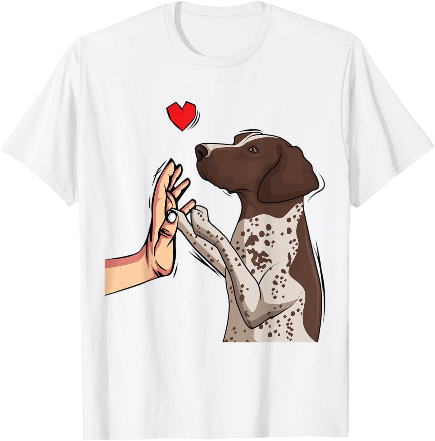 German Shorthaired Pointer Love GSP Dog Mom Girls Women T-Shirt