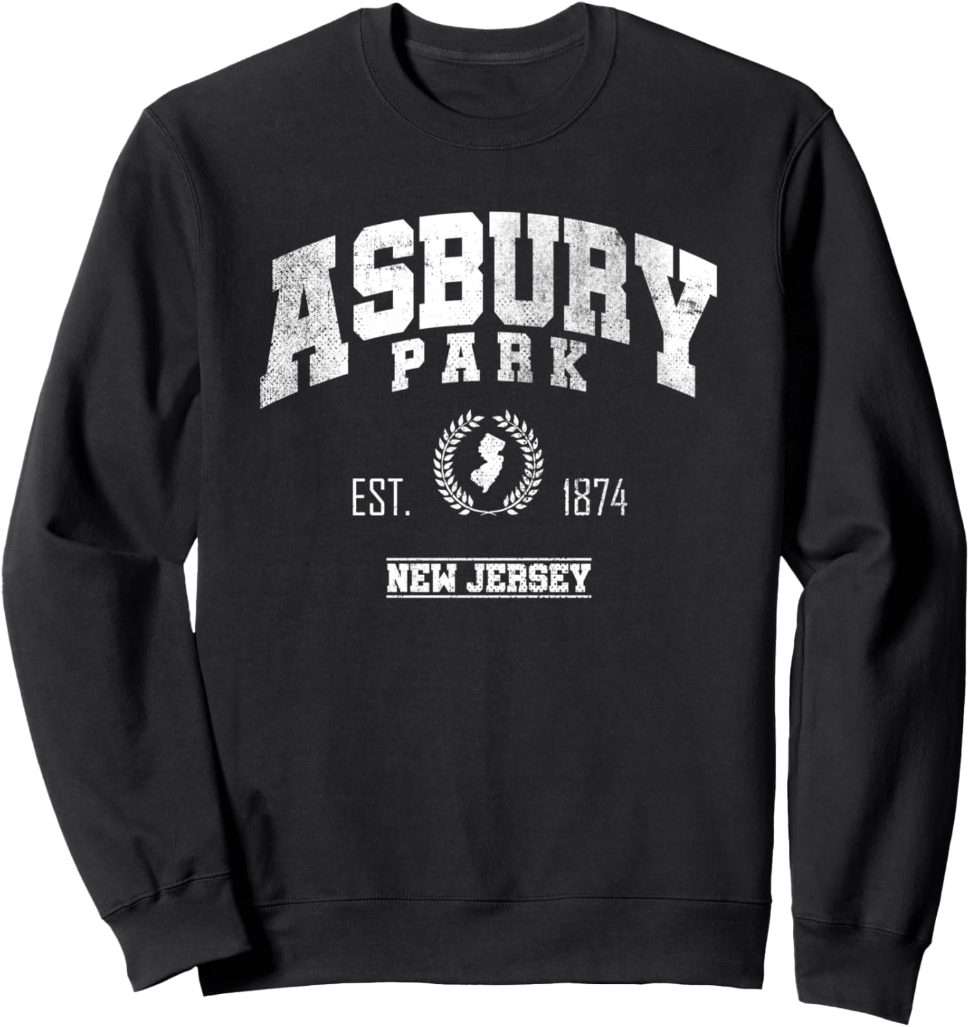 Asbury Park NJ | New Jersey | Vintage Throwback Sweatshirt