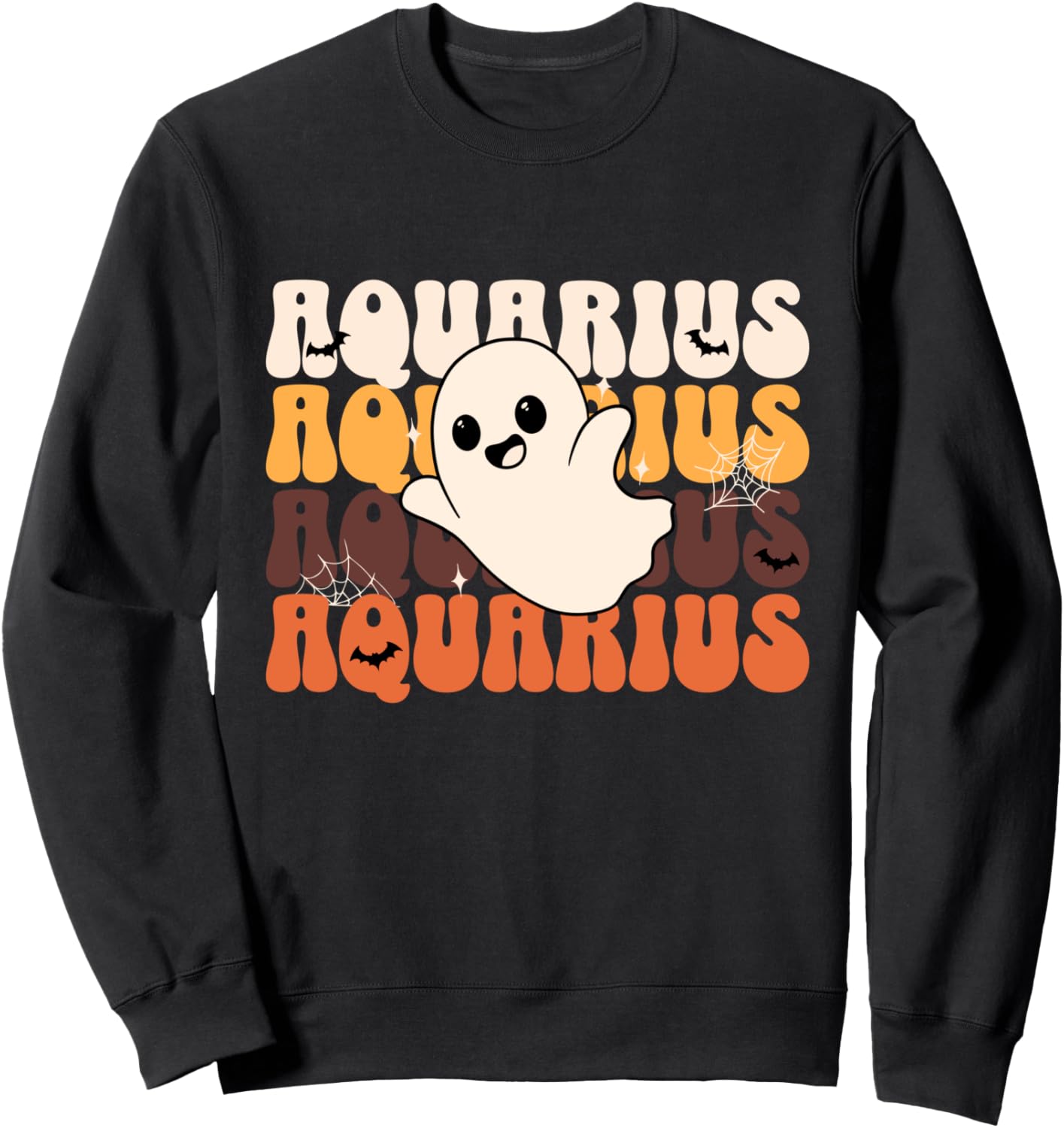 Aquarius Halloween, Spooky Season, Astrology, Zodiac, Ghost Sweatshirt