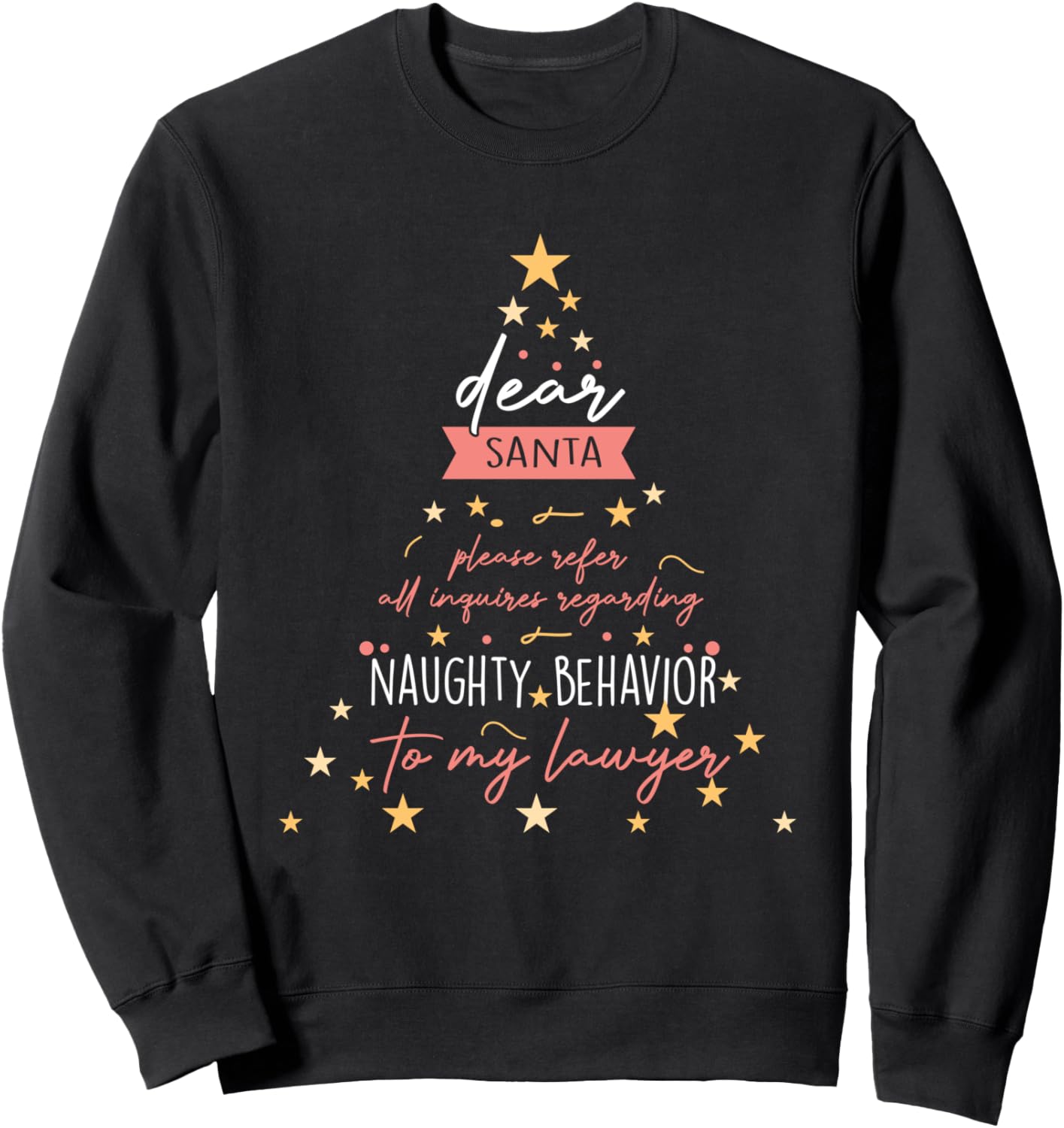 Attorney Santa Claus Merry Xmas Law Student Christmas Lawyer Sweatshirt