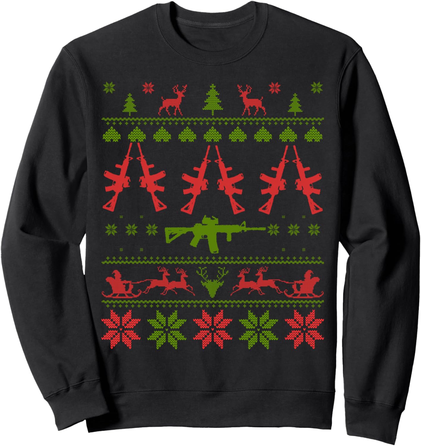 AR15 Ugly Christmas Sweatshirt