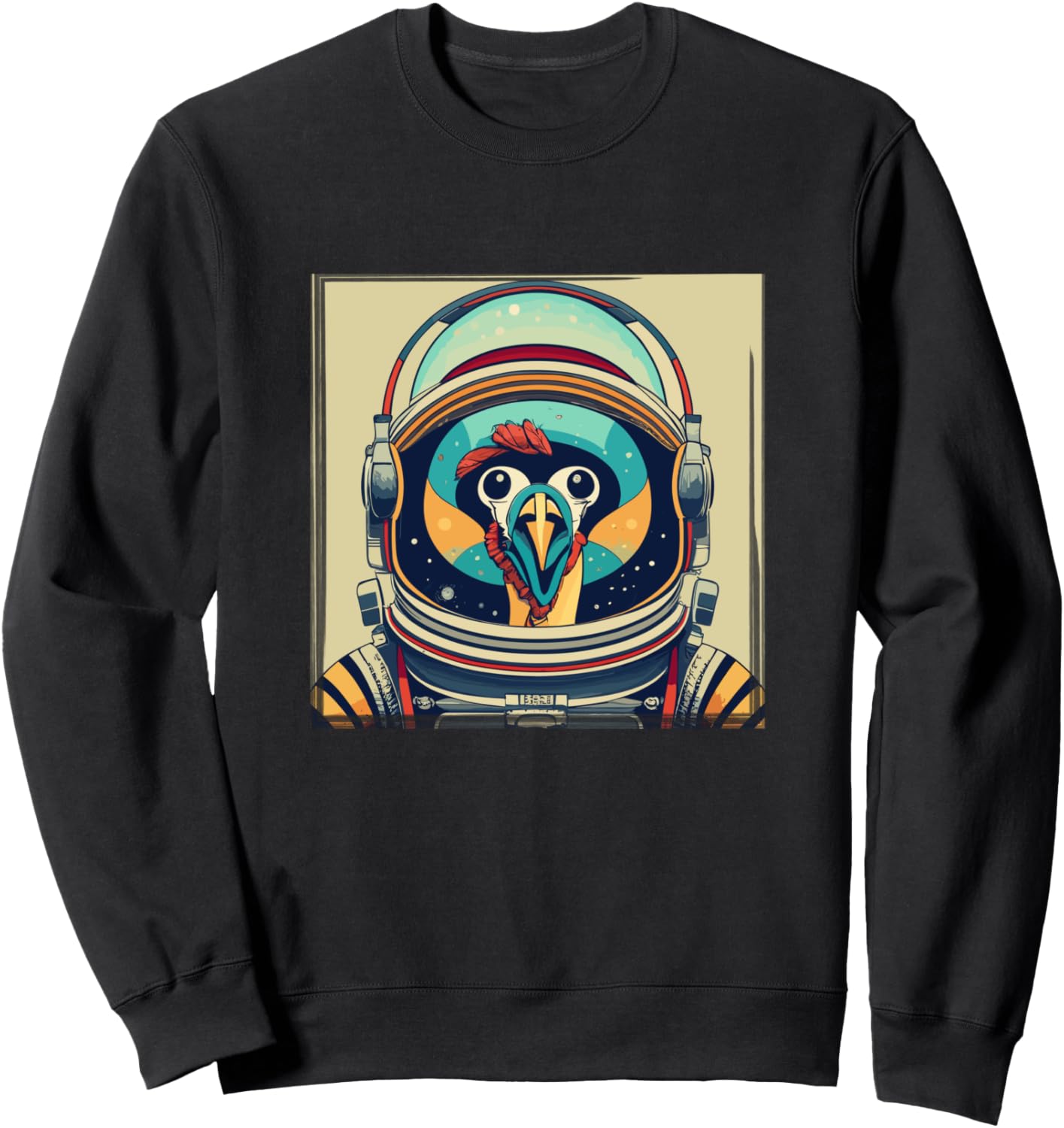 Astronaut Turkey - Vintage Thanksgiving Sweatshirt
