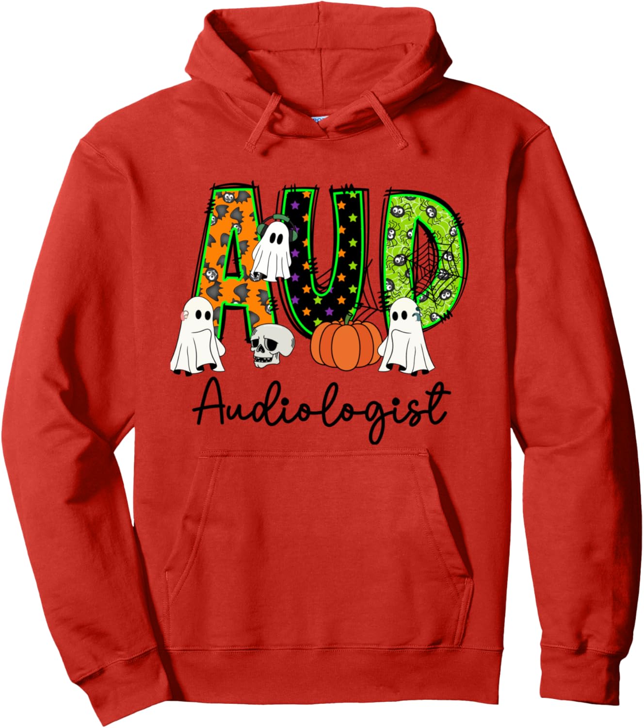 Audiologist Halloween Ghosts Tee Vestibular Therapist Pullover Hoodie