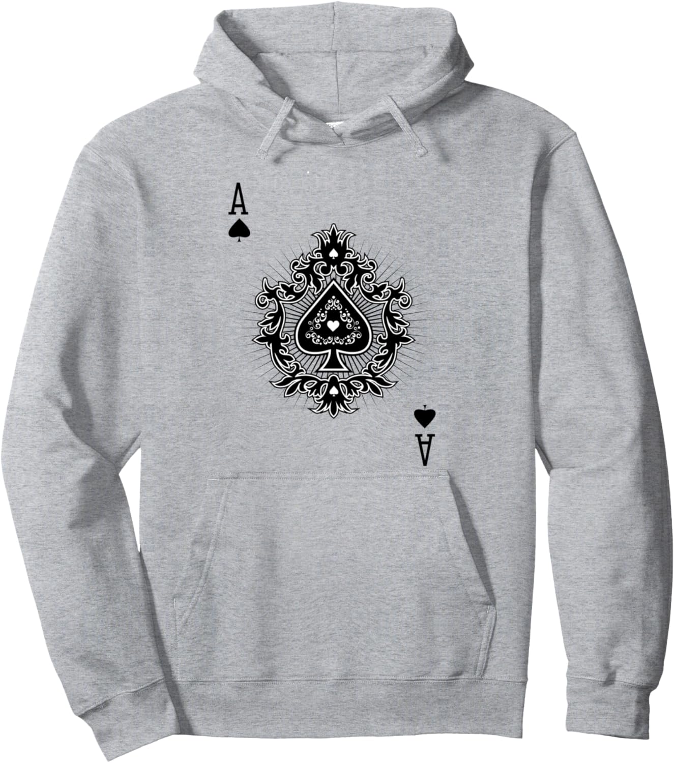 Ace of Spades Deck of Cards Halloween Costume Pullover Hoodie