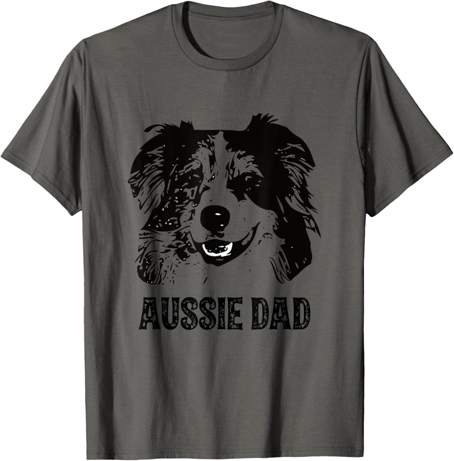 Aussie Dad - Australian Shepherd Dog Dad T-Shirt for Men