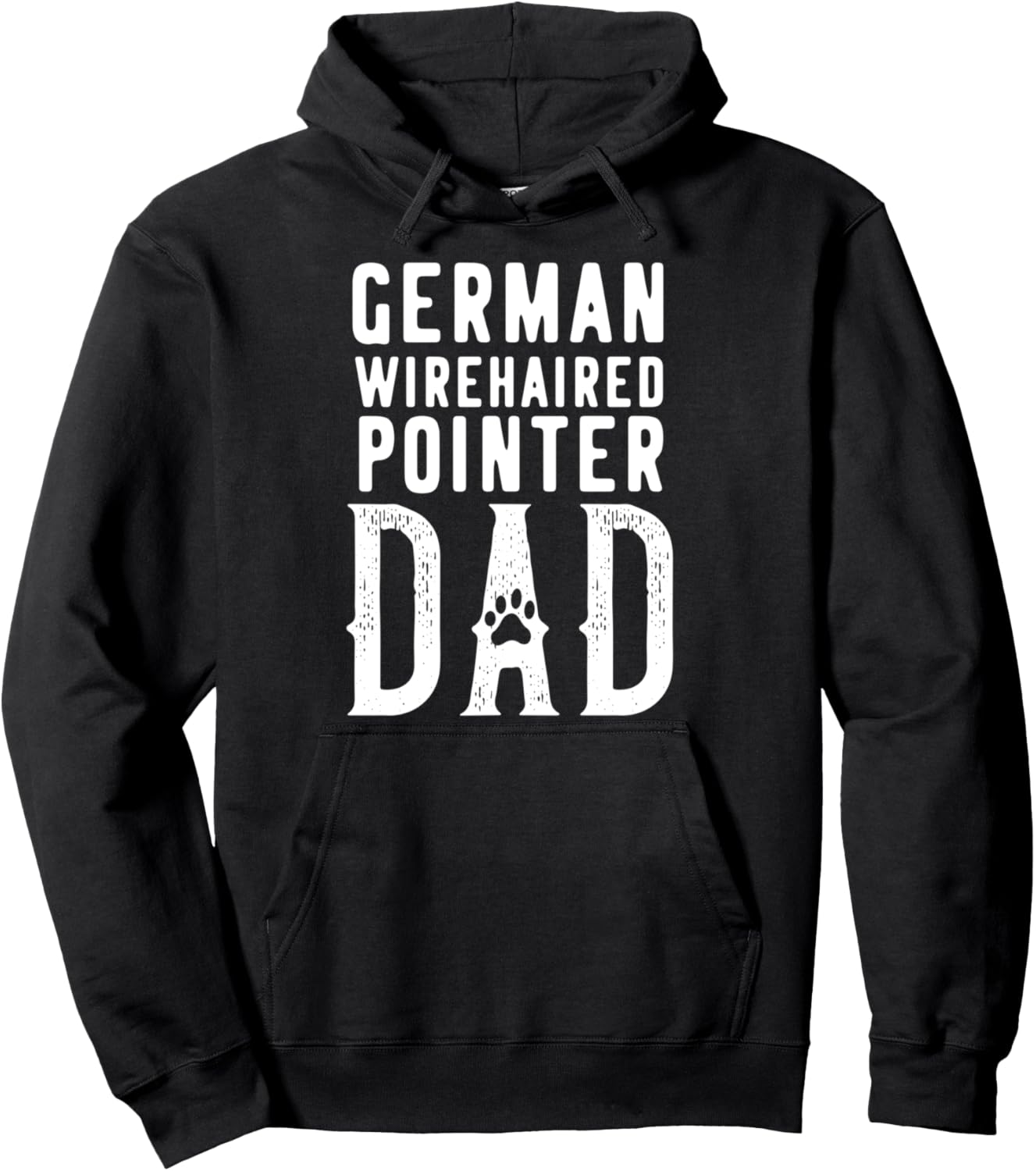 German Wirehaired Pointer Dog Dad Gift Pullover Hoodie