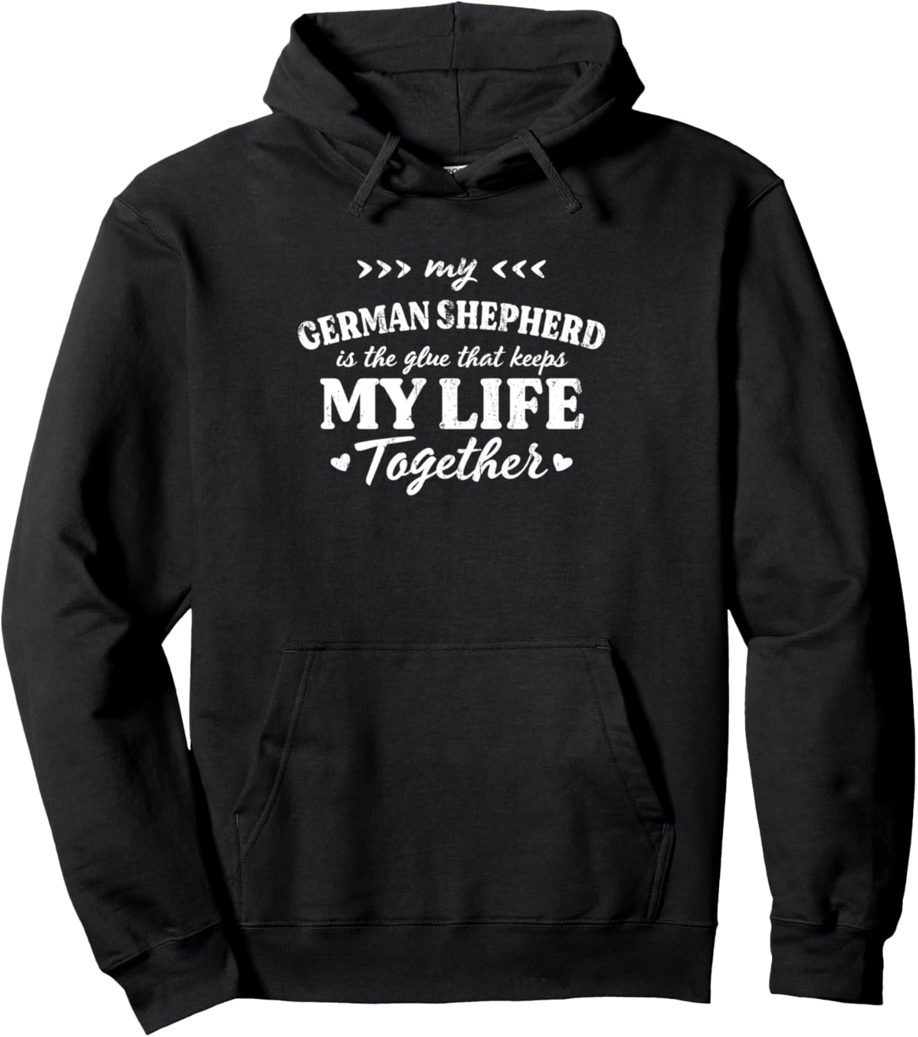 German Shepherd Keeps My Life Together Dog Mom Shepard Pullover Hoodie