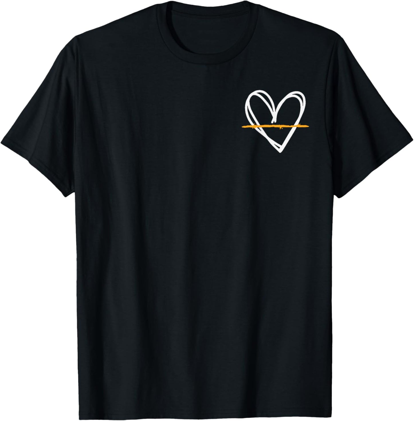911 Dispatcher Heart Gift Thin Gold Line for Police Dispatch T-Shirt