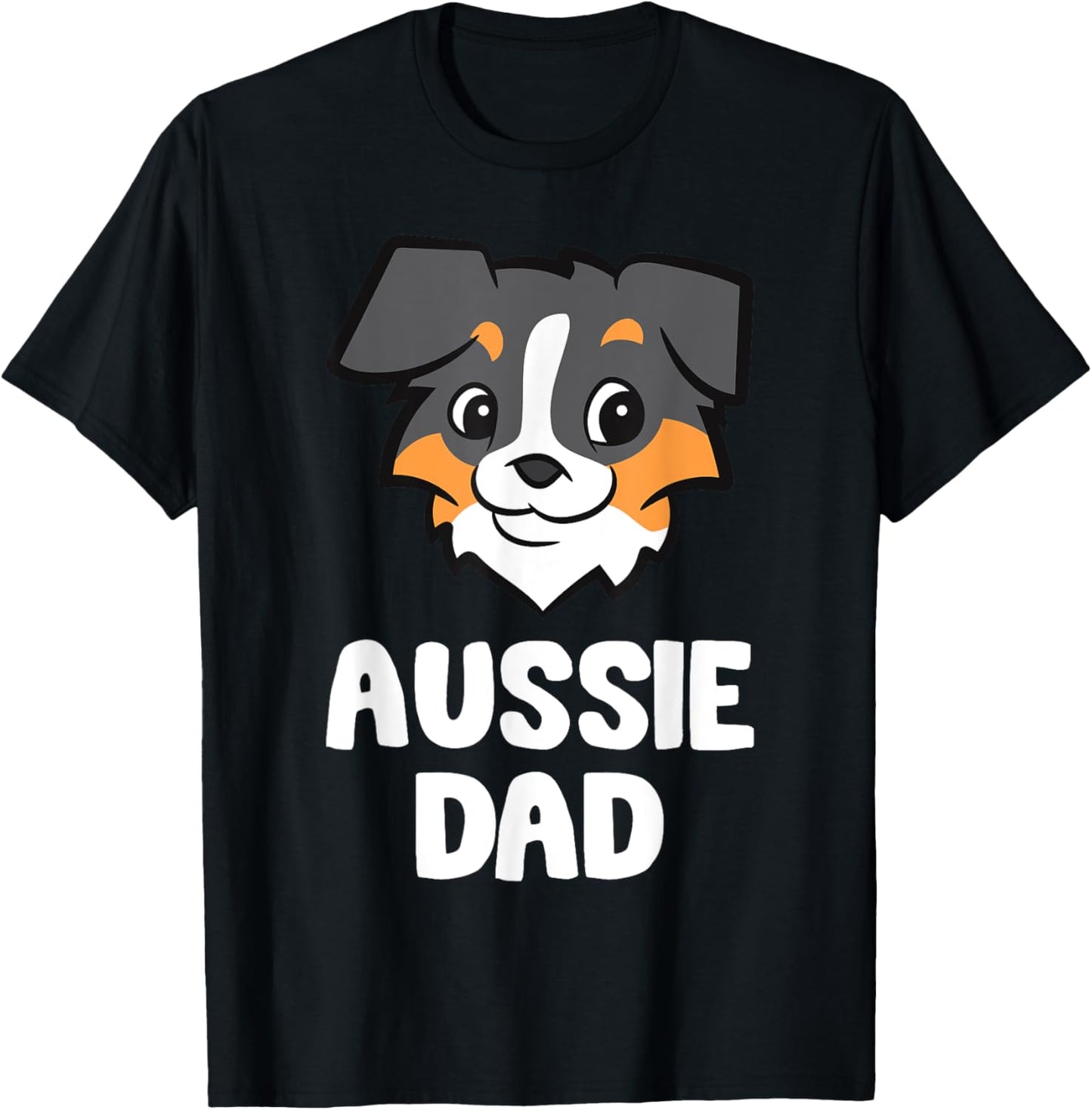 Aussie Dog Owner Papa Funny Aussie Dad Men Women Kids T-Shirt