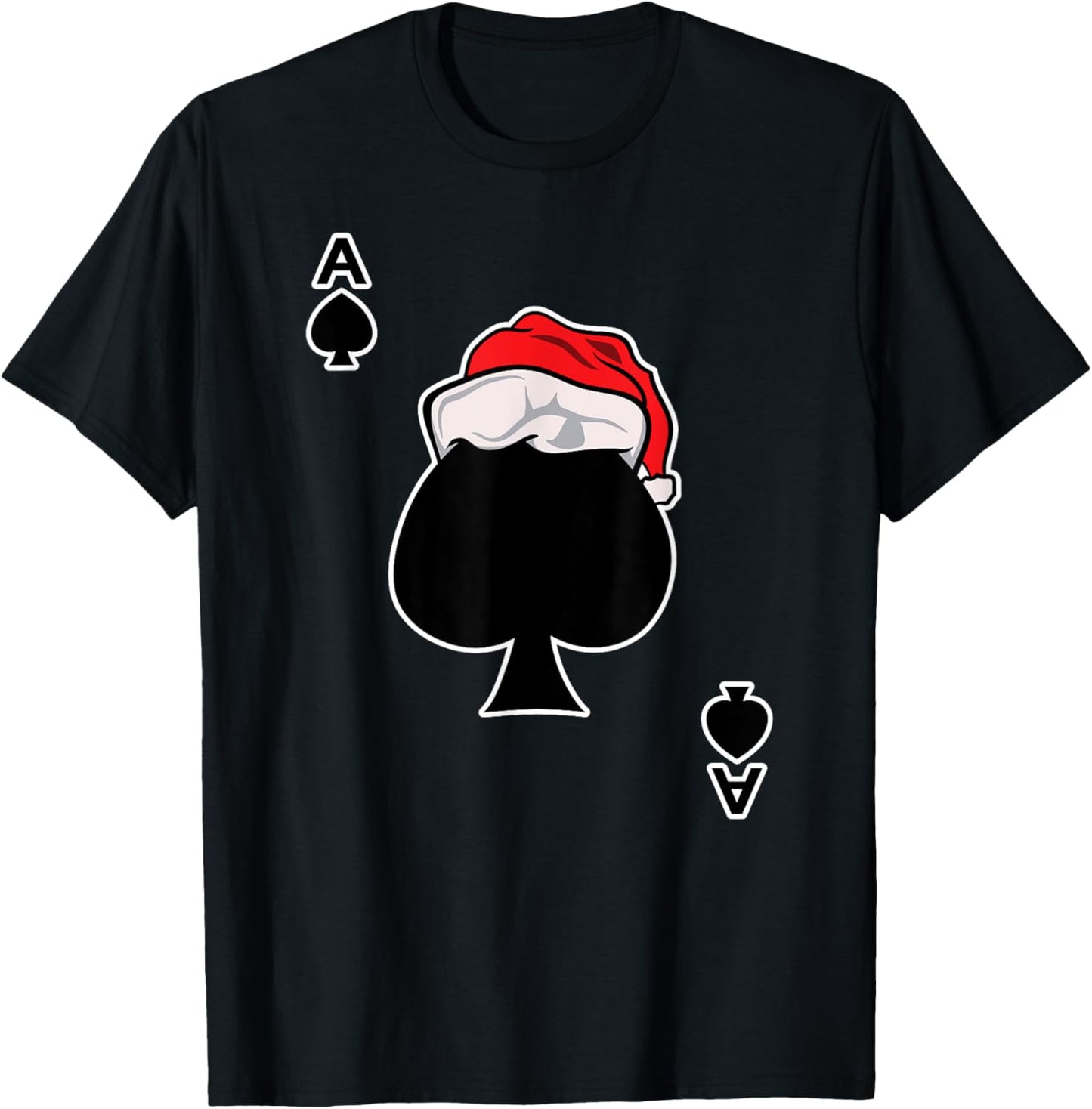 Ace of Spades Christmas Gift Playing & Deck of Cards Poker T-Shirt