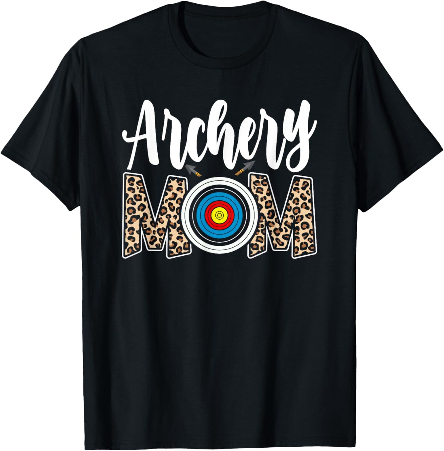 Archery Mom Leopard Archery Mama T-Shirt