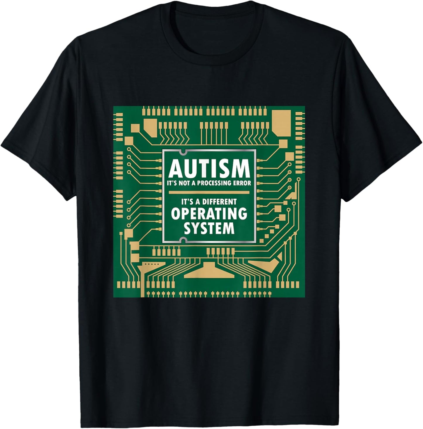 Autism Not Error Different Operating System Autistic Puzzle T-Shirt
