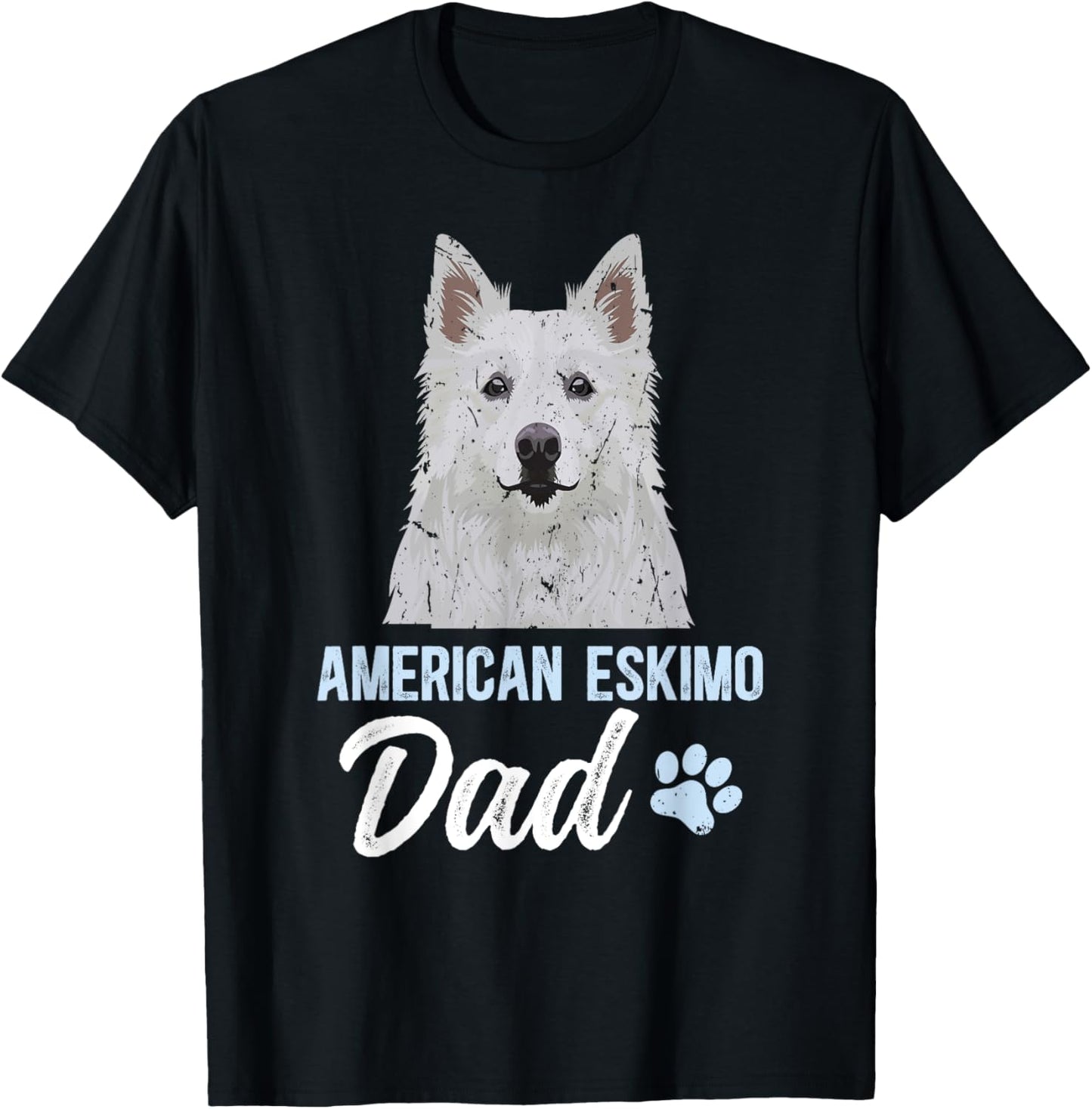 American Eskimo Dad American Eskimo Dog Owner T-Shirt