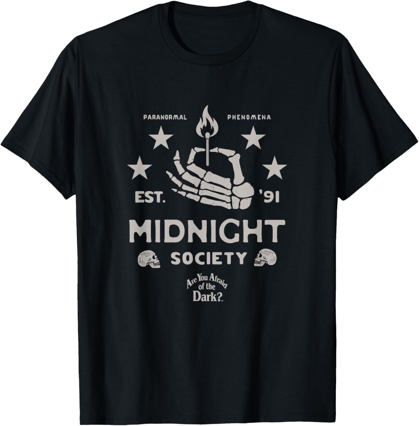 Are You Afraid Of The Dark Midnight Society Vintage Graphic T-Shirt