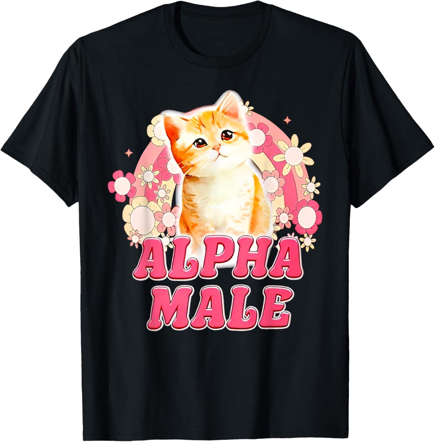 Alpha Male Cat Kitten Funny For Men Women T-Shirt