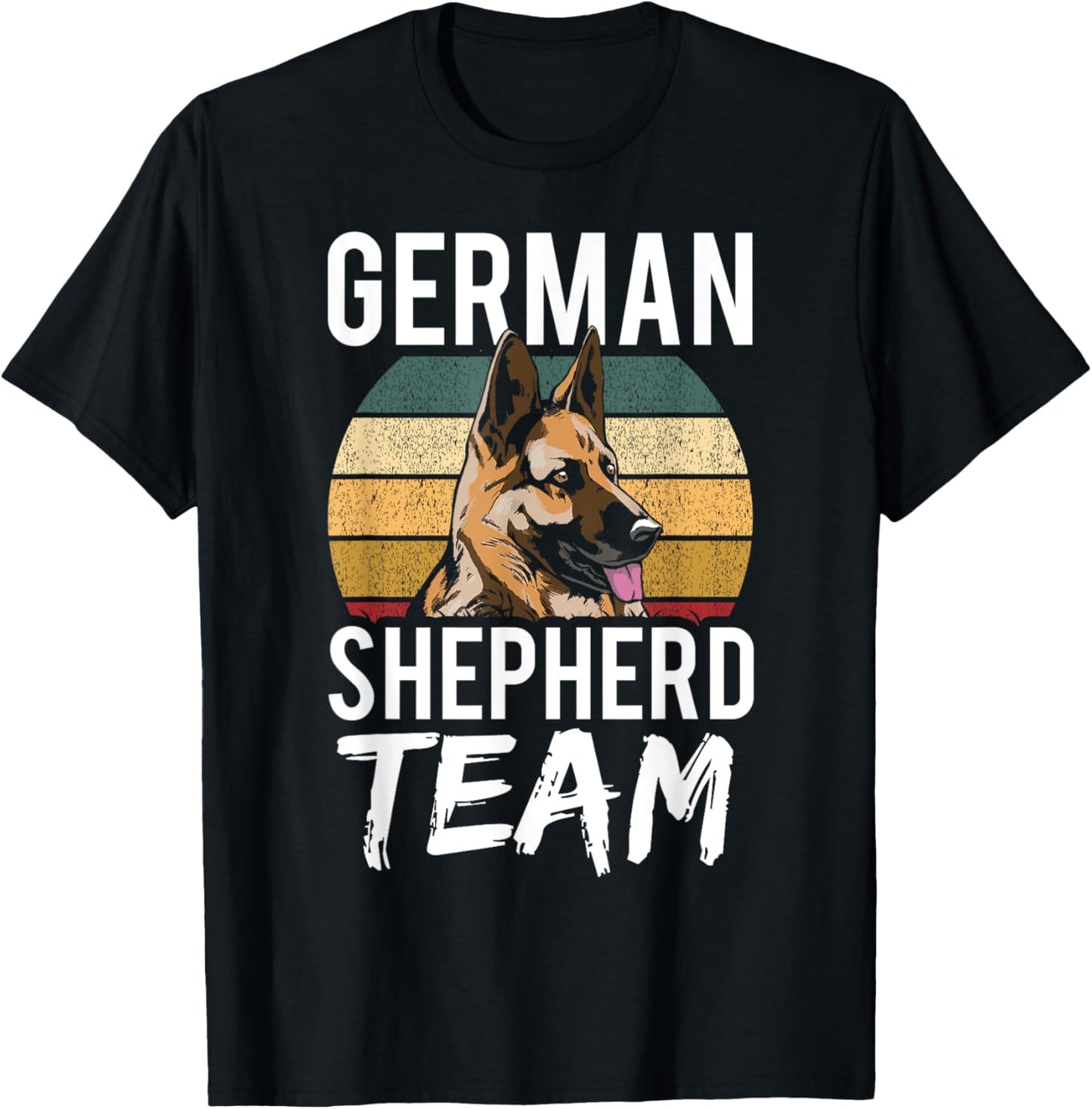 German Shepherd Team Puppy Breed Dog Lover T-Shirt