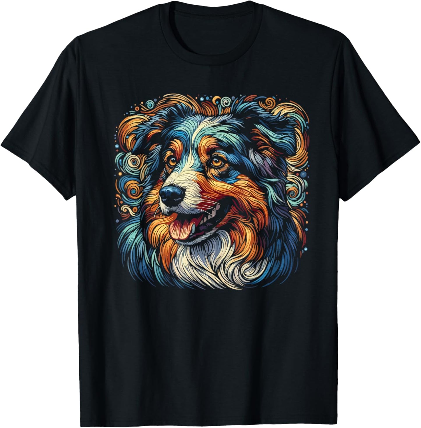 Australian Shepherd Aussie Dog Herding T-Shirt for Men Women Girls Kids