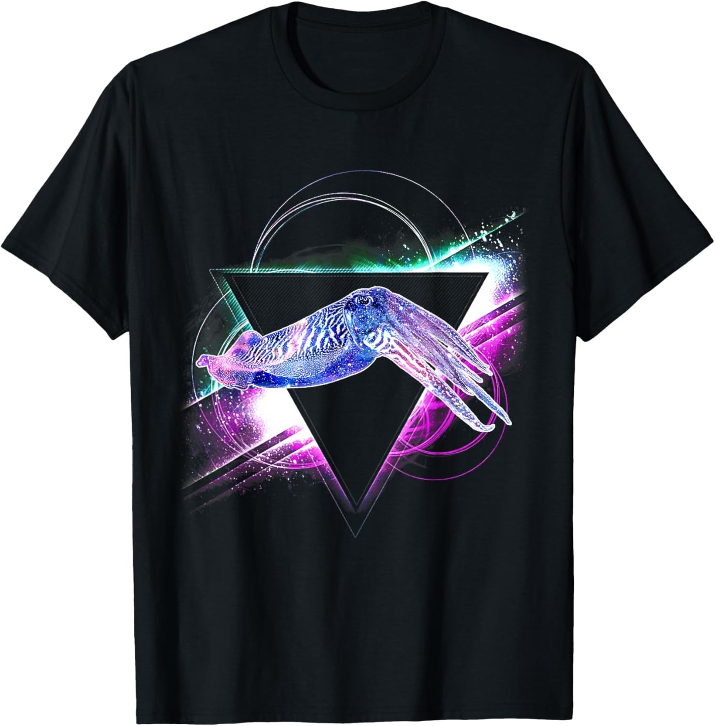 Aesthetic Galaxy Cuttlefish T-Shirt