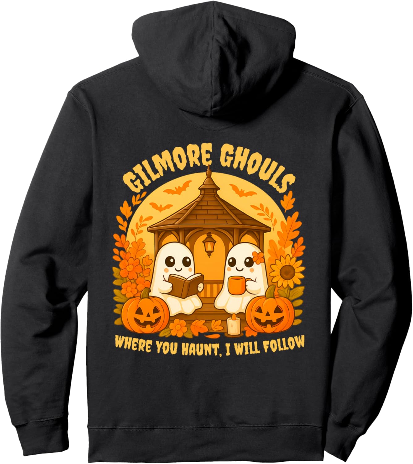 Gilmore Cozy Ghouls Ghost Parody Halloween Fall for Gilmore Pullover Hoodie