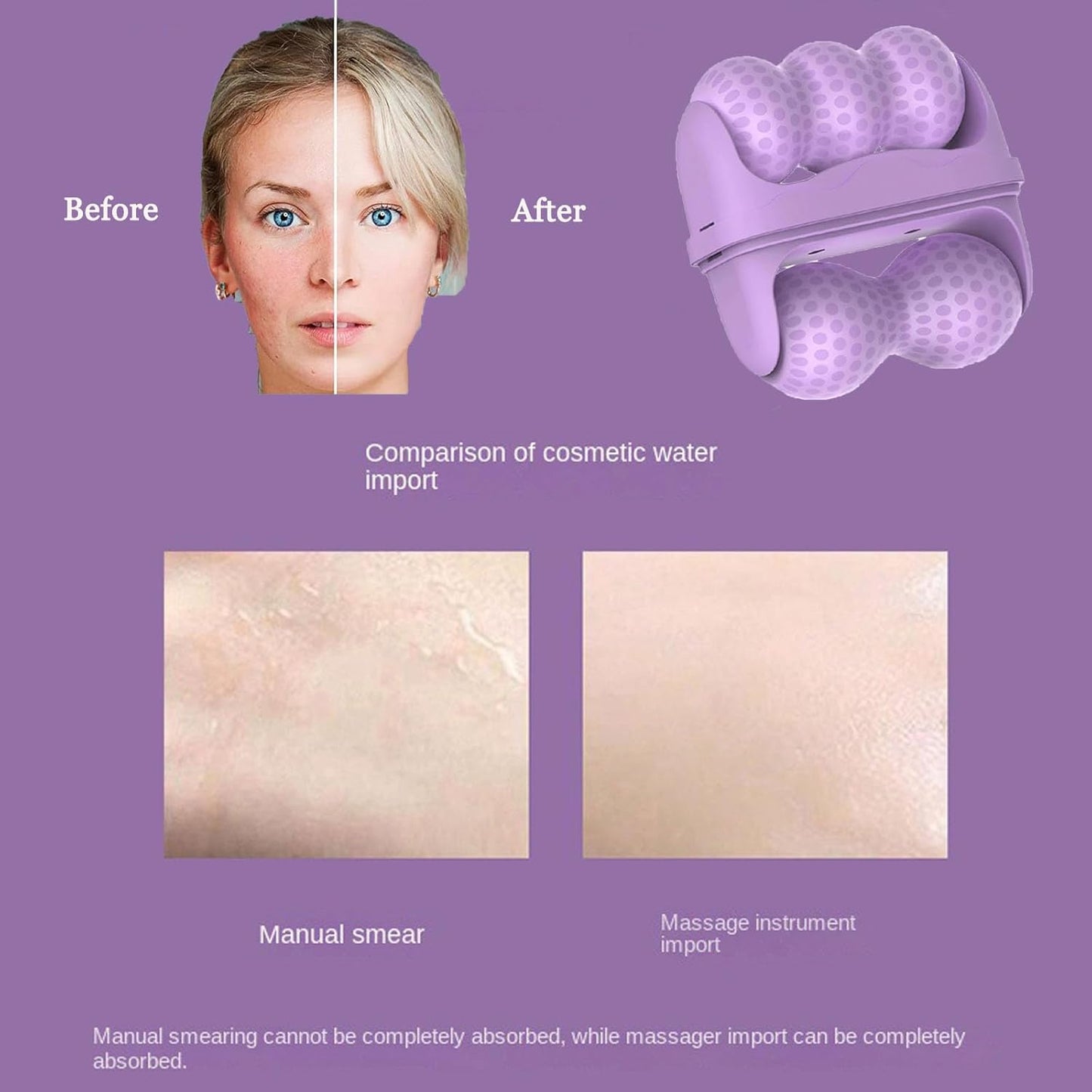 Ice Roller for Face and Eyes, Multi-Functional Facial Skin Care Tools