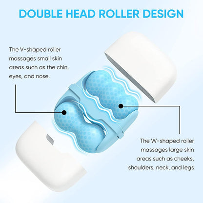 Ice Roller for Face and Eyes, Facial Skin Care Tools With 2 In 1