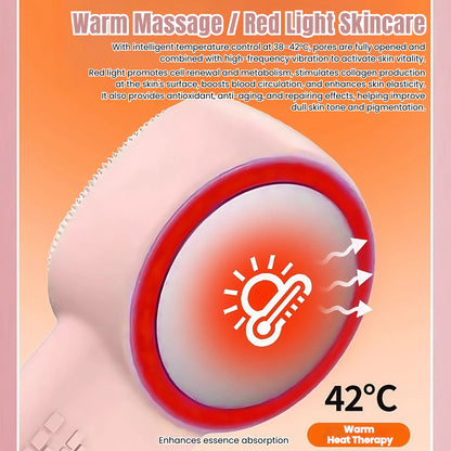 Waterproof Rechargeable Facial Cleanser 6-in-1