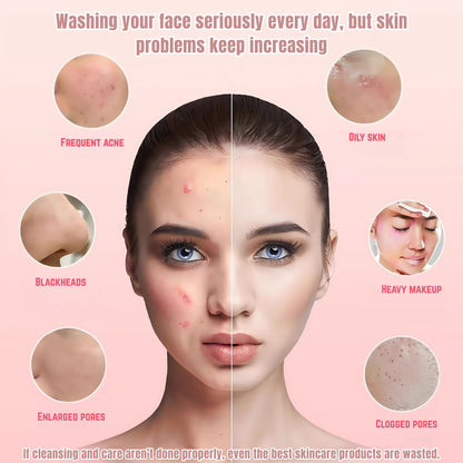 Waterproof Rechargeable Facial Cleanser 6-in-1