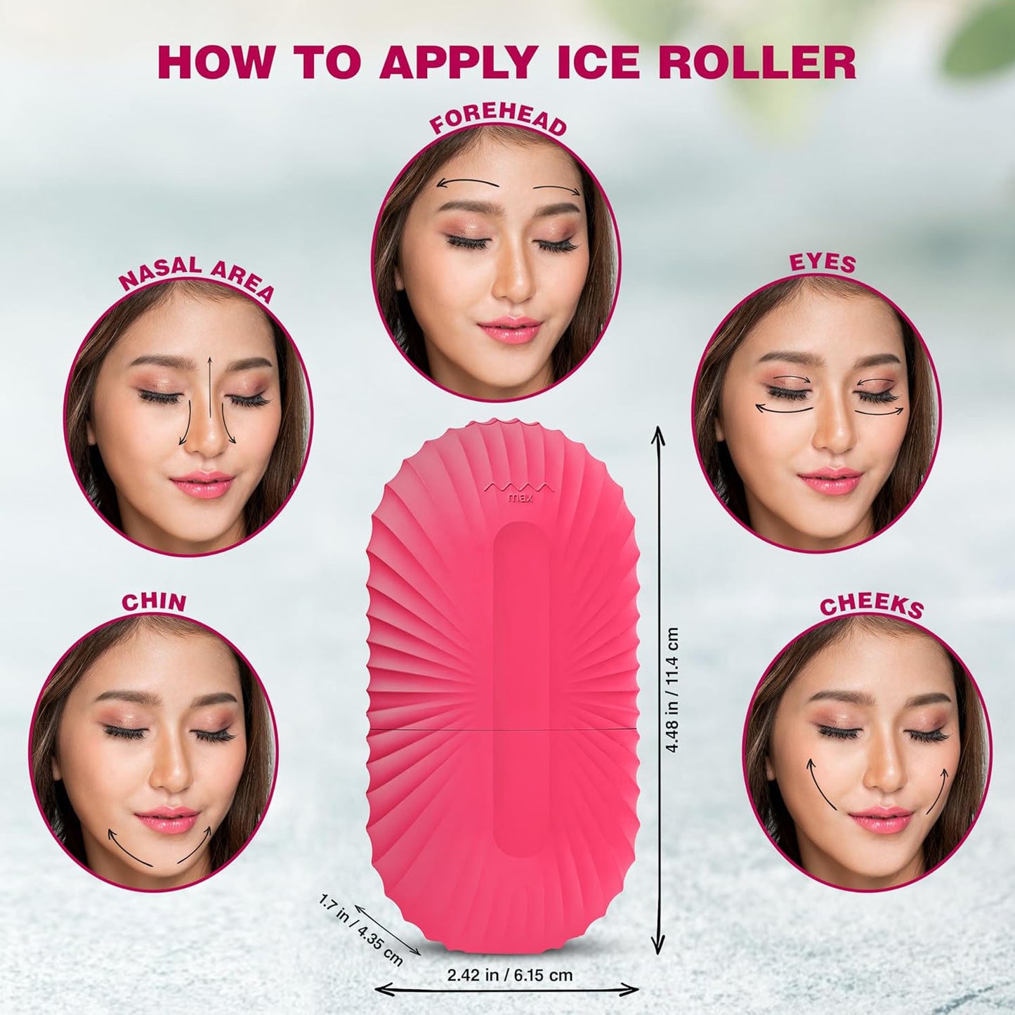 Ice Roller for Face and Eye Glow Naturally and Skincare