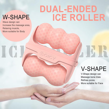 Ice Roller for Face and Eyes, Facial Skin Care Tools With 2 In 1