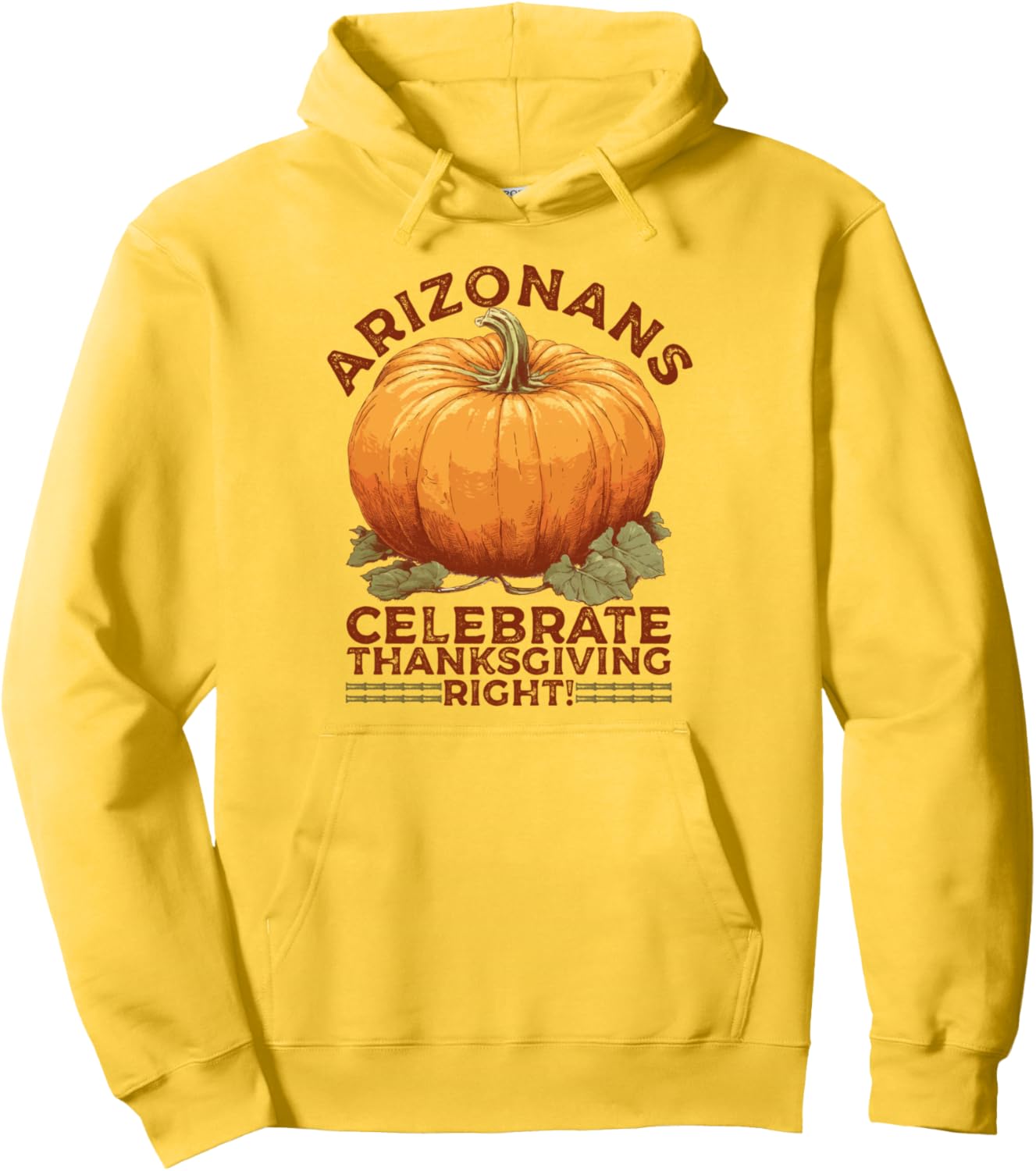 Arizonans Celebrate Thanksgiving Right Pullover Hoodie