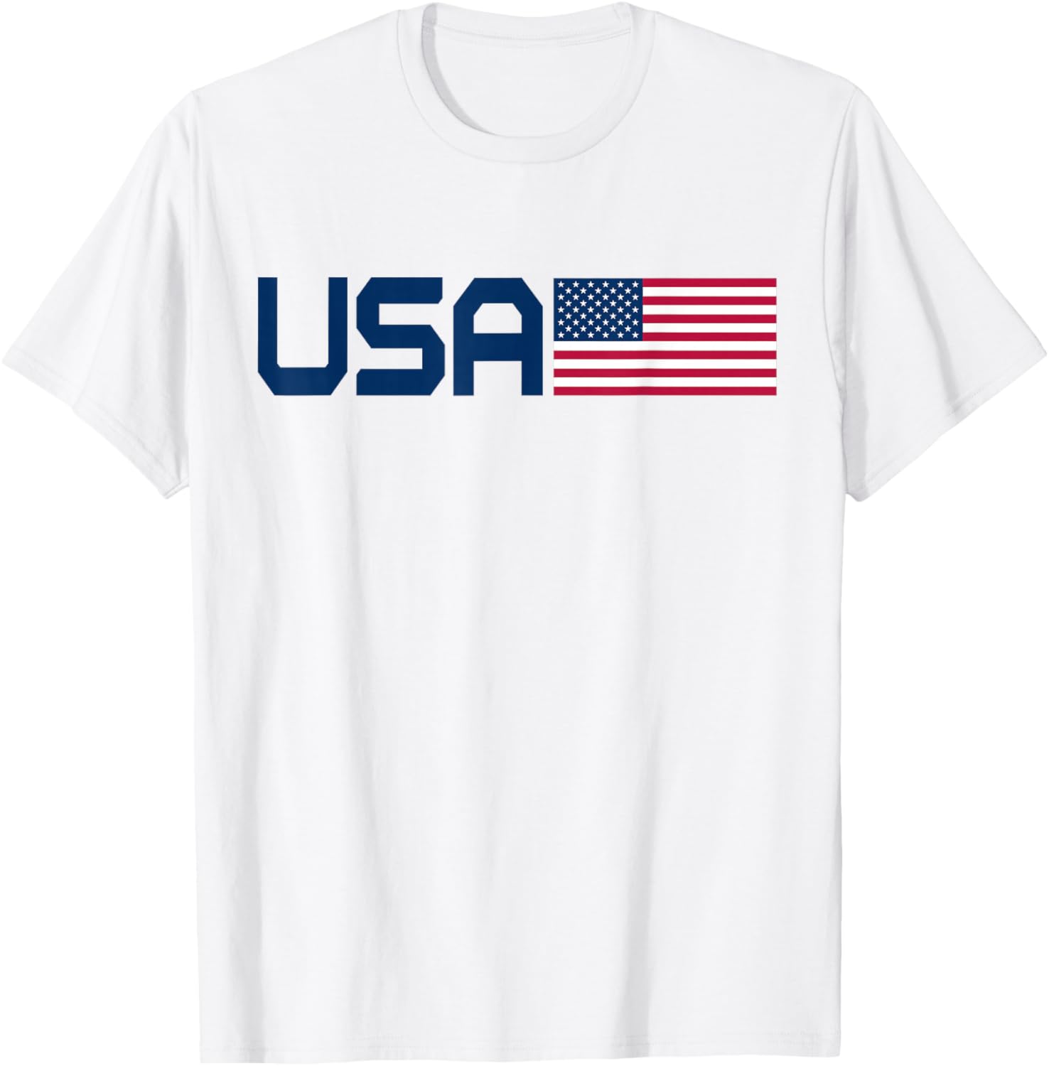 American Flag Cool Patriotic Men Women 4th of July USA Flag T-Shirt
