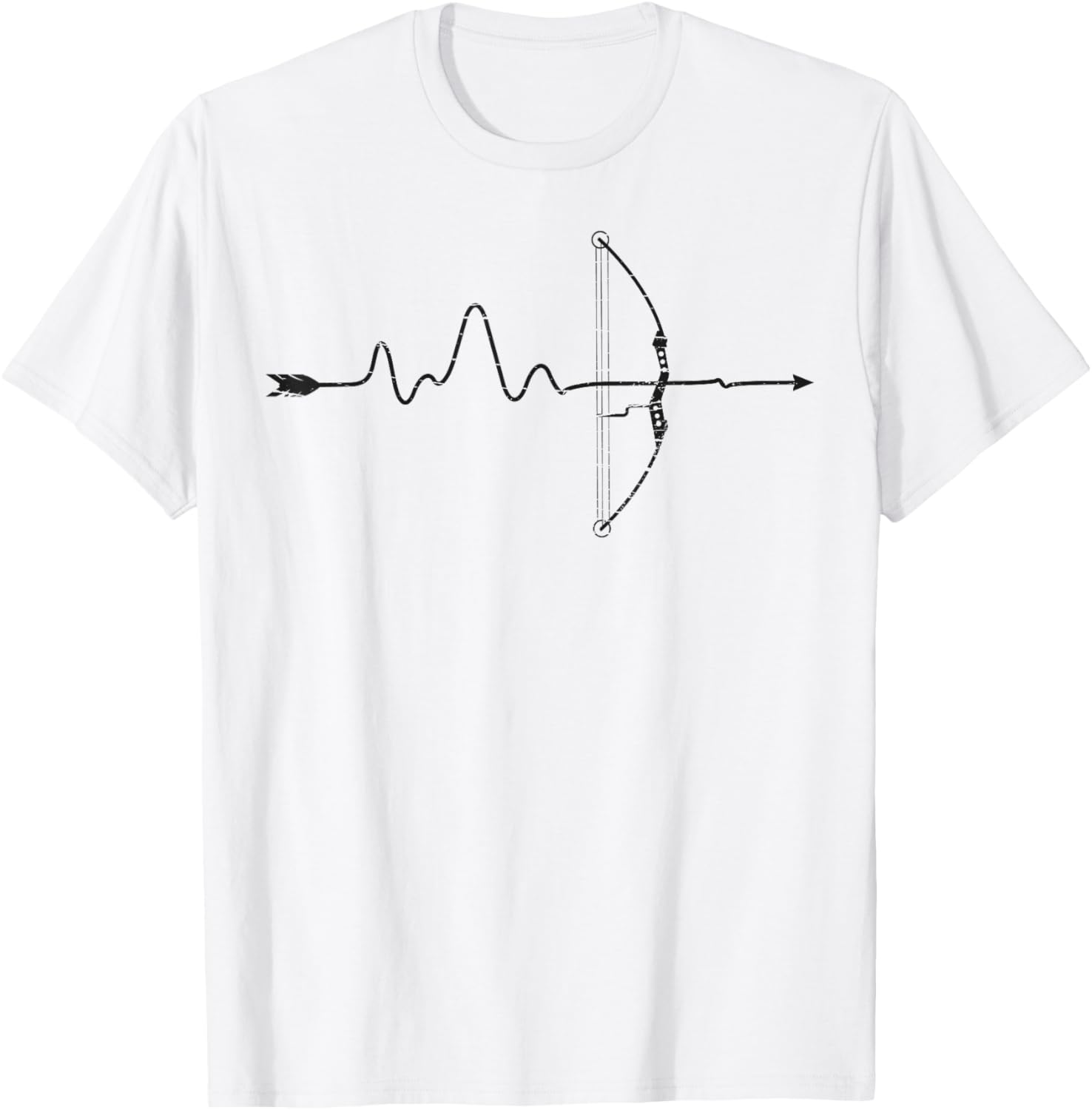 Archer Heartbeat Archery Bow Arrow Bowhunting Hunting Gifts T-Shirt