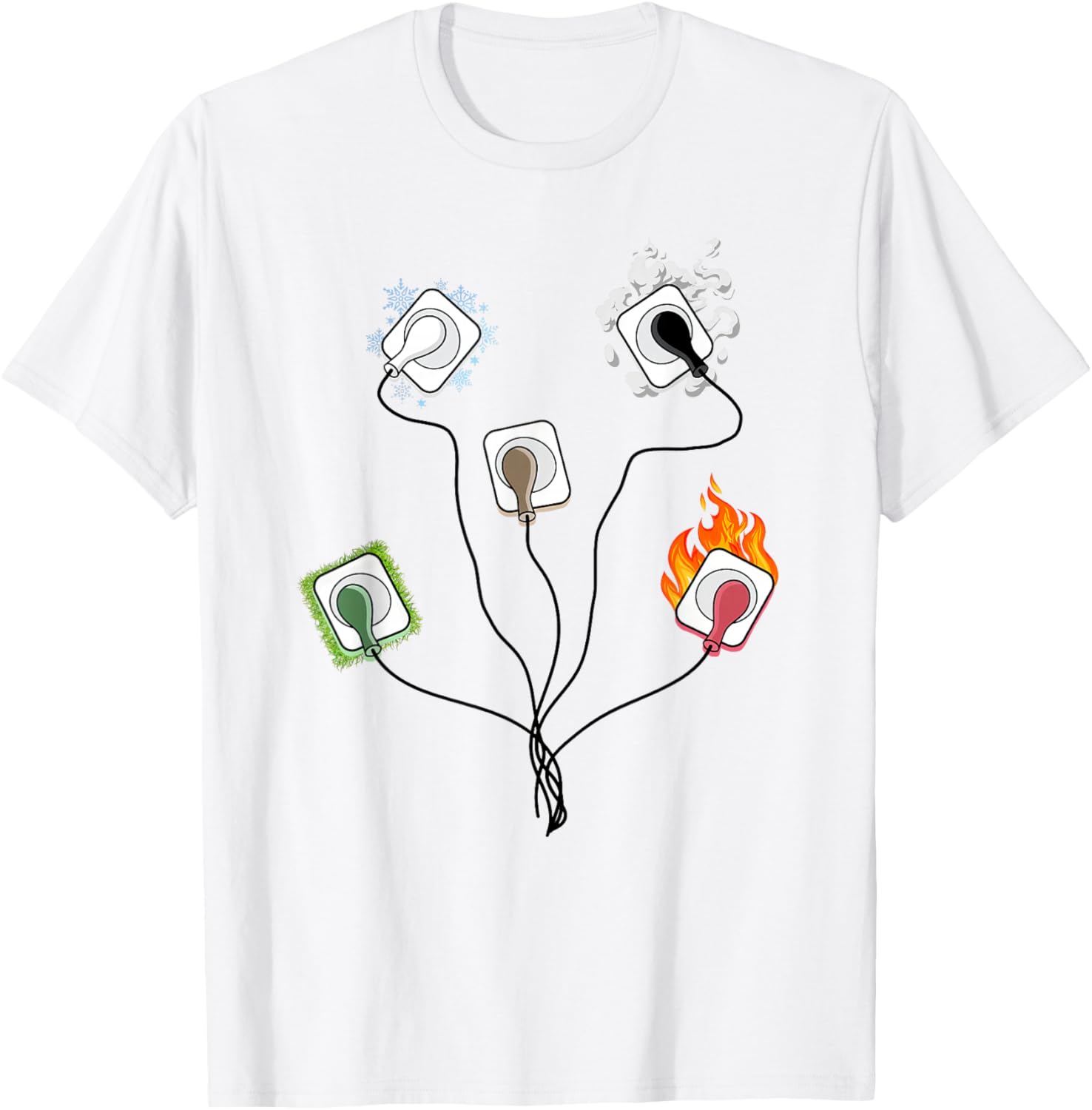 EKG Leads Cheat Sheet Funny Nursing ECG ICU Emergency T-Shirt