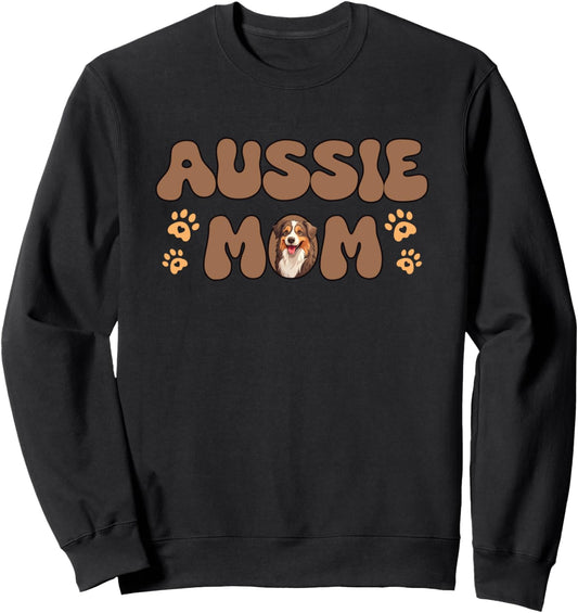 Australian Shepherd Red Tri Dog World's Best Aussie Mom Sweatshirt