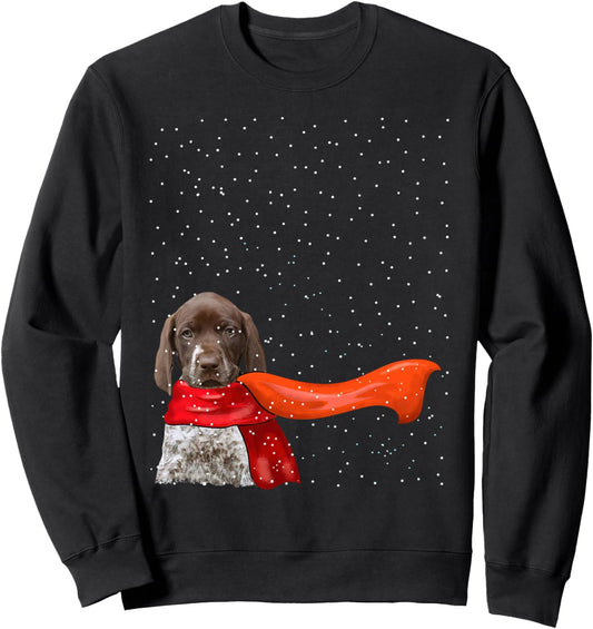 German Shorthaired Pointer Dog Winter Christmas Sweater Xmas Sweatshirt