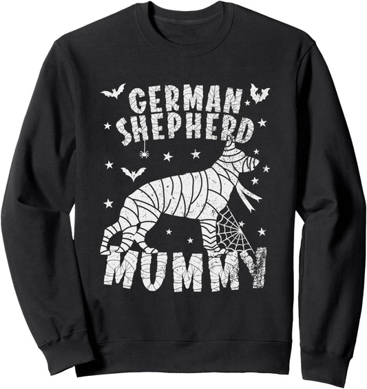 German shepherd Mummy - Halloween Sweatshirt