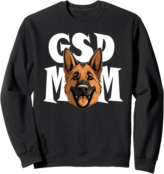 German Shepherd Mom Cute GSD Momma Puppy Dog Women's Sweatshirt