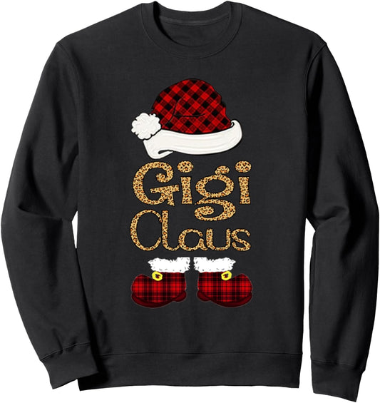 GIGI CLAUS Christmas GIGI Santa Sweatshirt