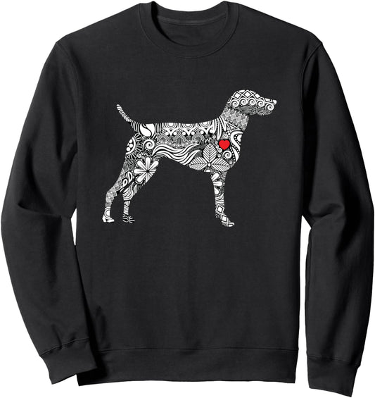 German Shorthair Pointer GSP Dog Mom Sweatshirt