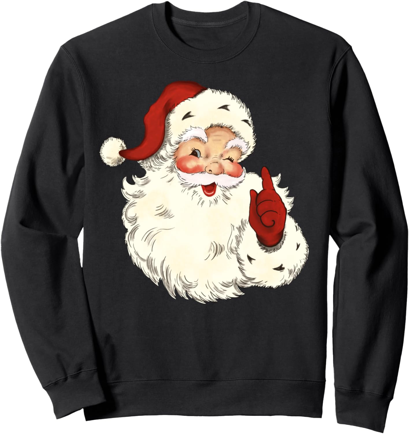 1950s Retro Santa Sweatshirt