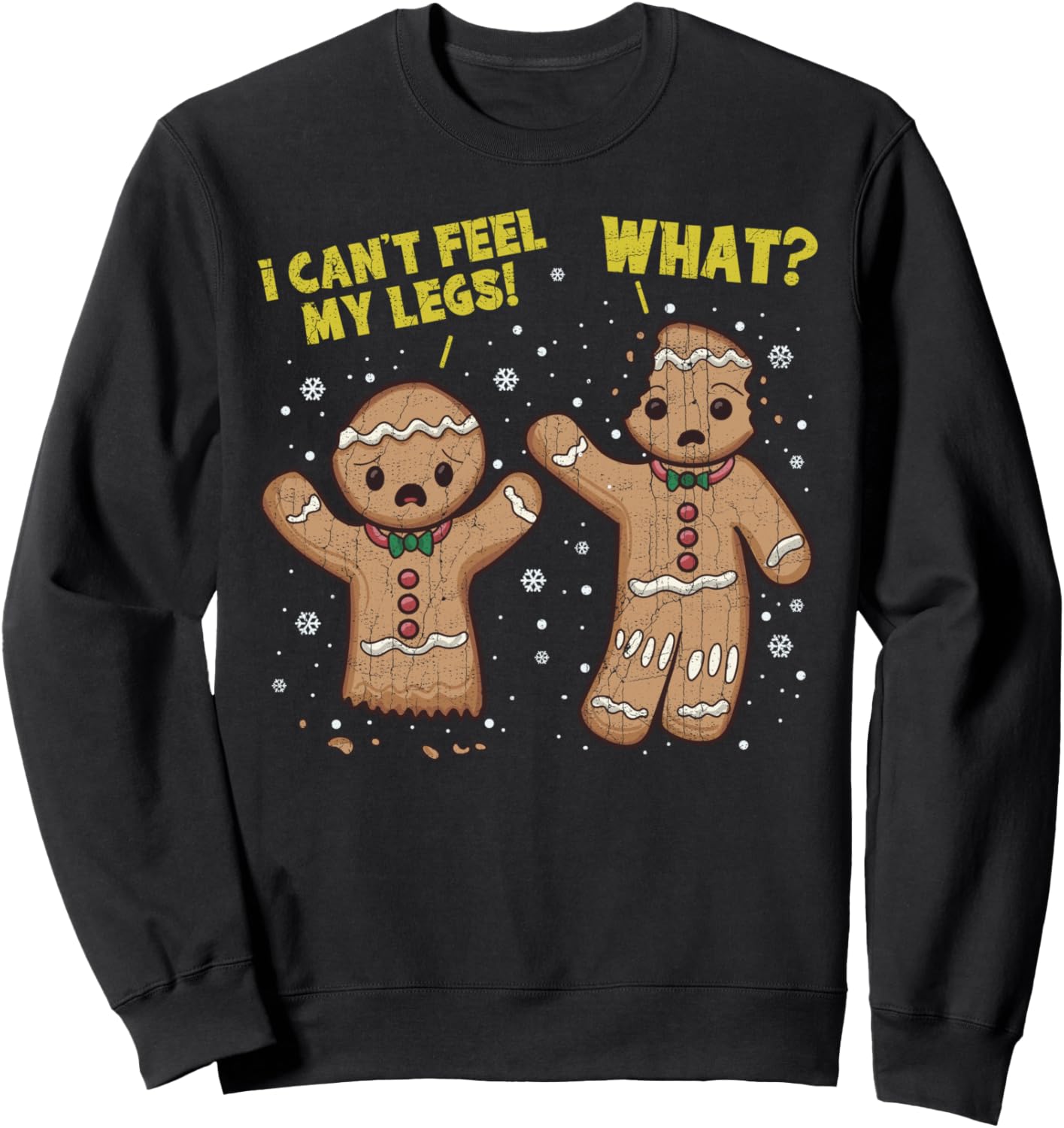 Gingerbread Man Ugly Christmas Sweater Sweatshirt