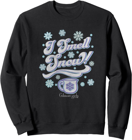 Gilmore Girls Christmas I Smell Snow! Vintage Logo Sweatshirt