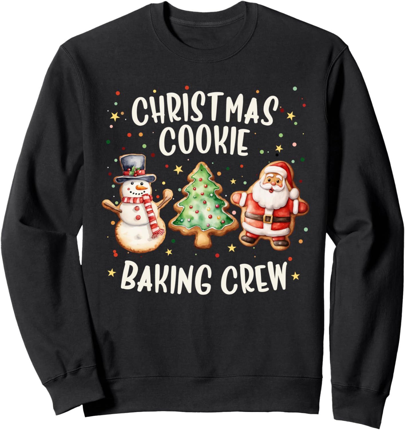 Gingerbread Team Kids Toddler Christmas Cookie Baking Crew Sweatshirt