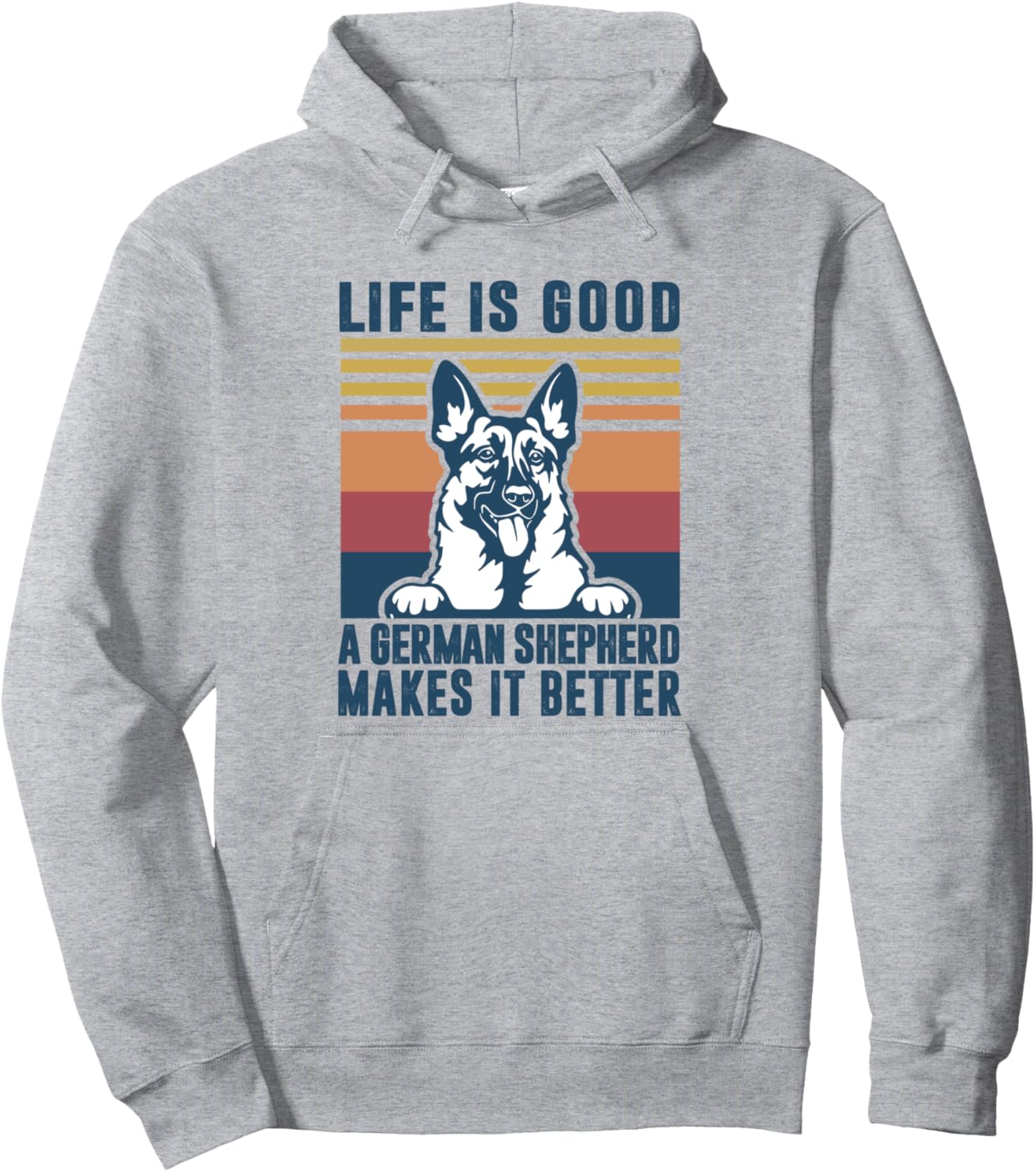 German Shepherd Gift Men Women Dog Dad Mom German Shepherd Pullover Hoodie
