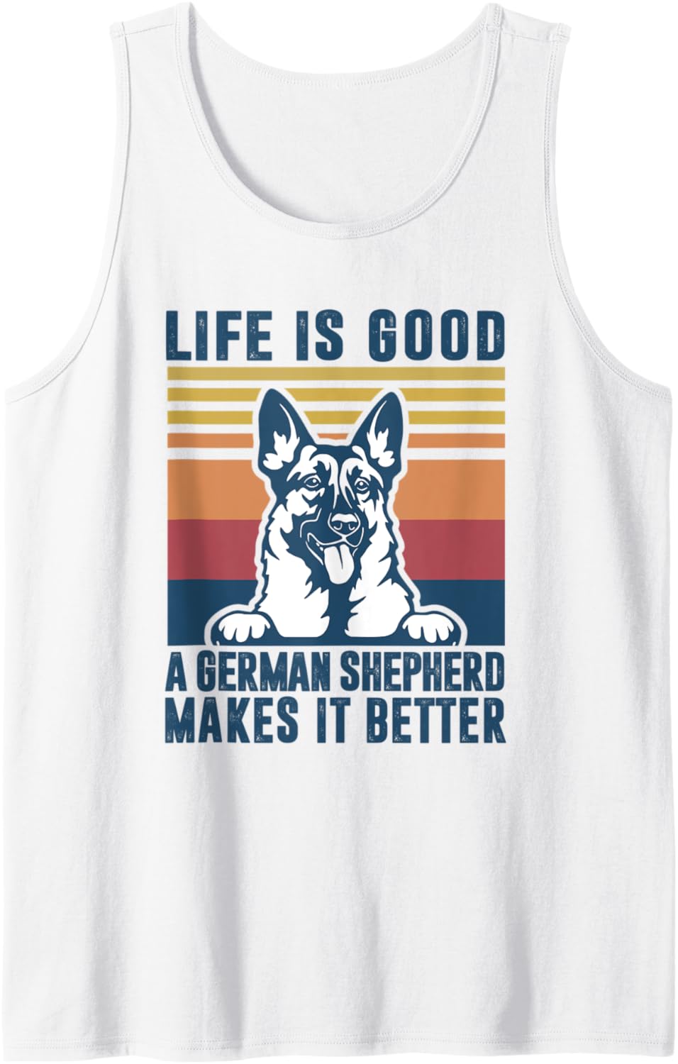 German Shepherd Gift Men Women Dog Dad Mom German Shepherd Tank Top