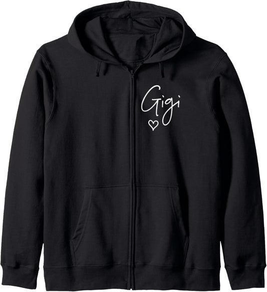 Gigi Grandma Women Mother's Day Birthday Christmas New Zip Hoodie