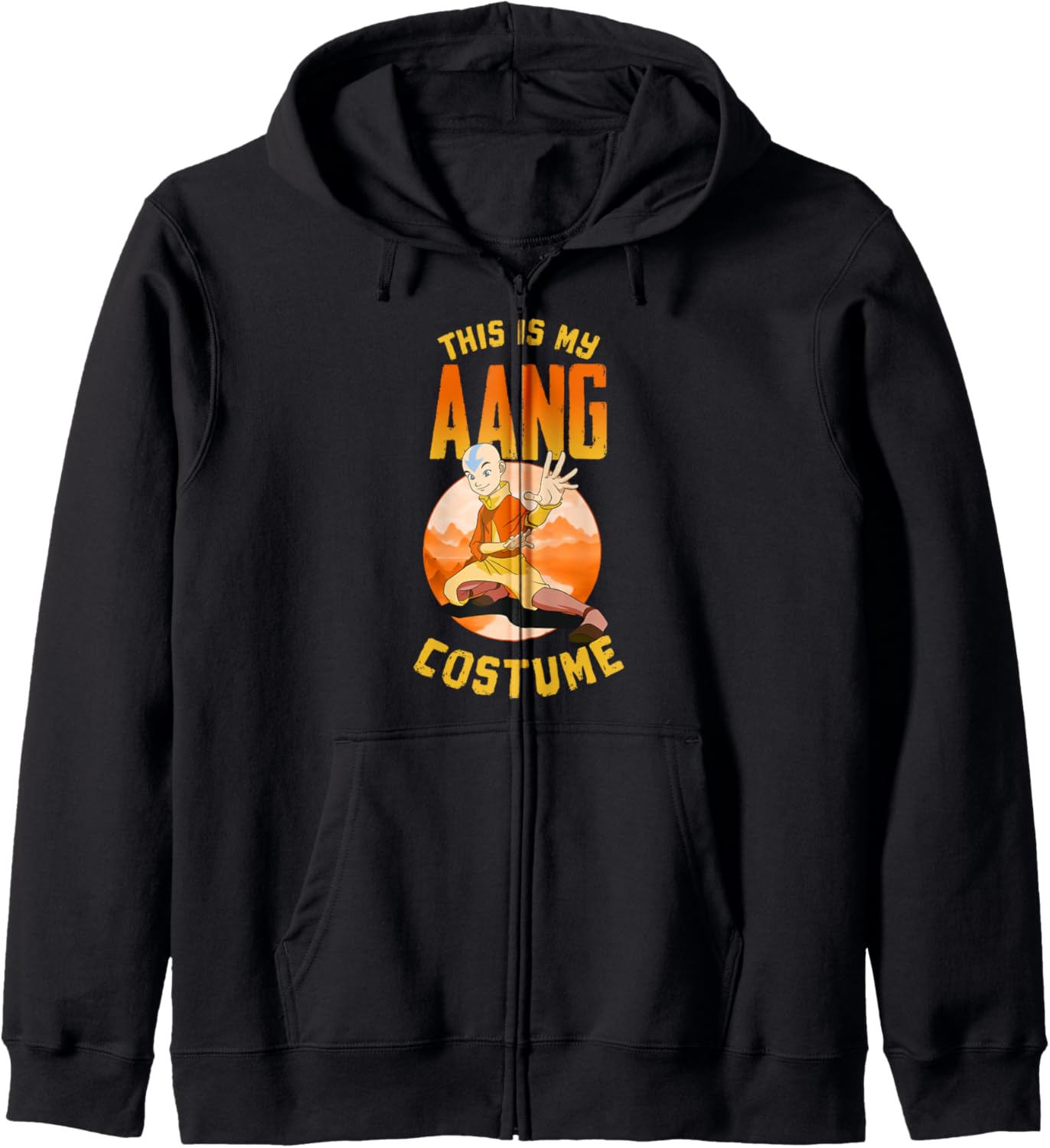 Avatar: The Last Airbender Halloween This Is My Aang Costume Zip Hoodie