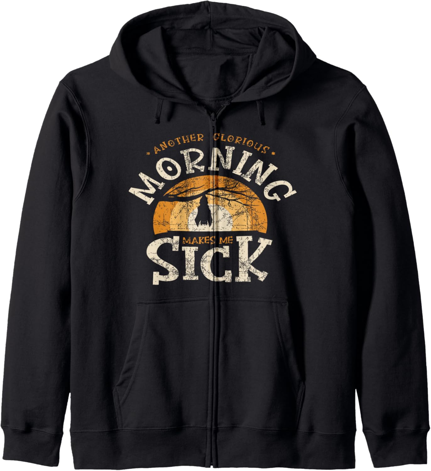 Another Glorious Morning Make Me Sick Happy Halloween Women Zip Hoodie