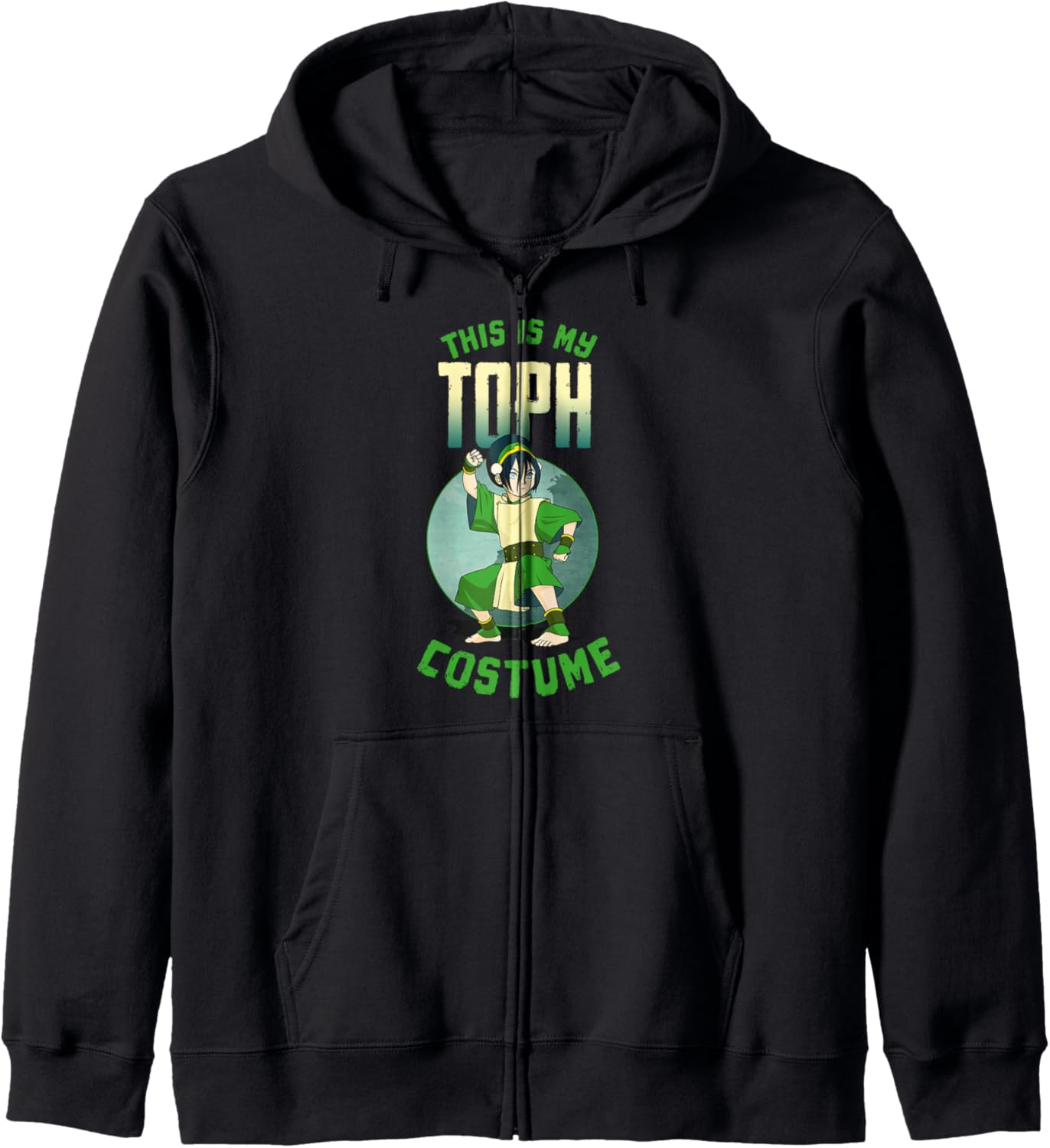Avatar: The Last Airbender Halloween This Is My Toph Costume Zip Hoodie